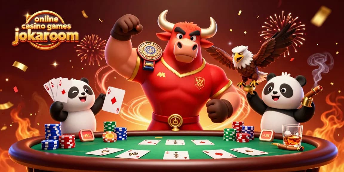 Experience the thrill of online casino games jokaroom with a dynamic celebration scene capturing victory and excitement.