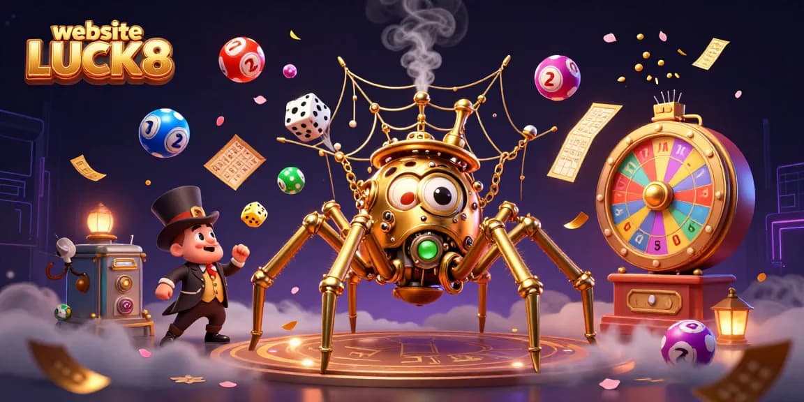 Engage with the thrilling website LUCK8, where steampunk elements and lottery excitement collide!