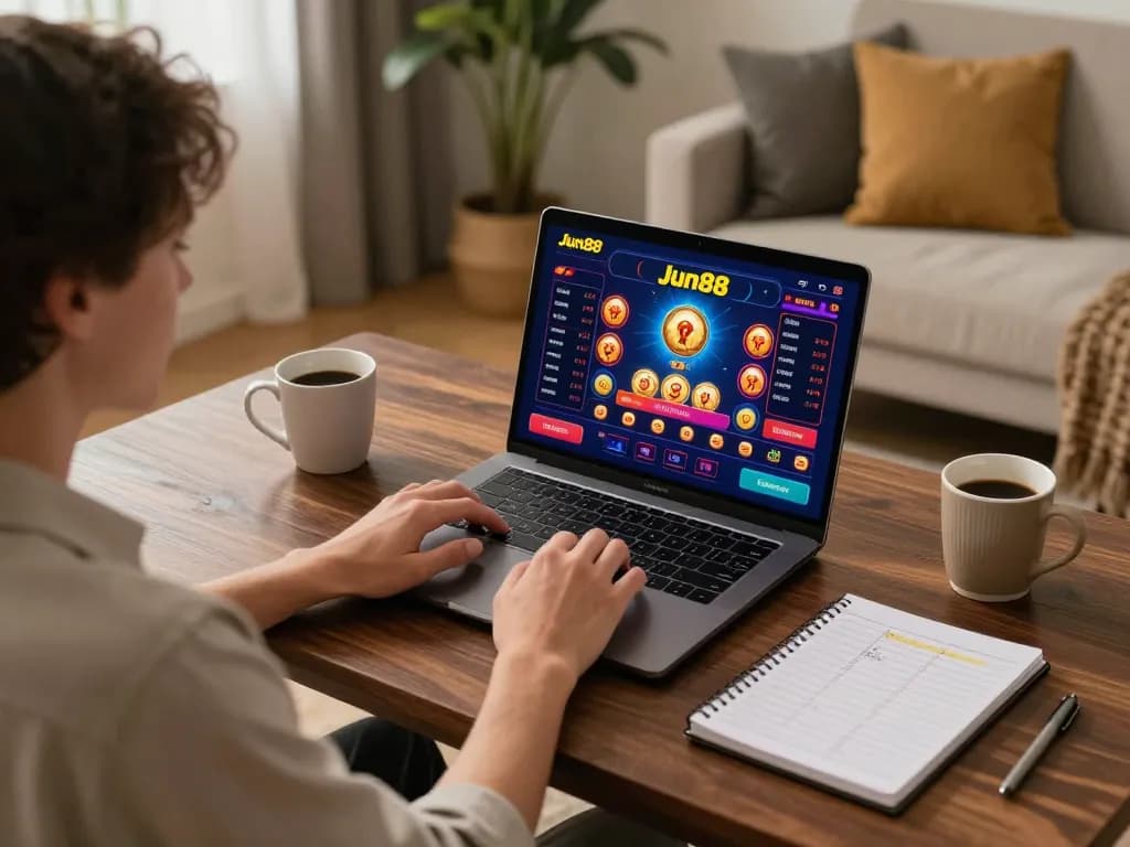 Experience thrilling online gaming at Jun88 with engaging casino games from home.