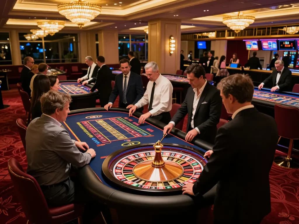 Experience non-stop excitement at mm88star roulette table with vibrant players engaged in thrilling bets.