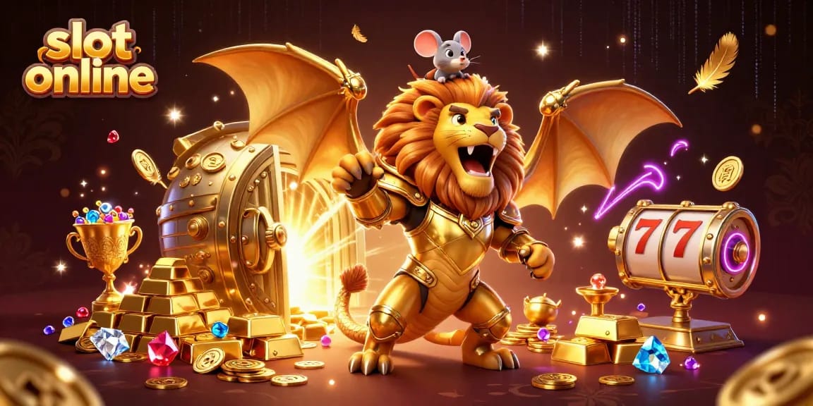 Mainkan slot online dengan karakter fantastis dan harta berkilau dalam ilustrasi 3D yang memukau.