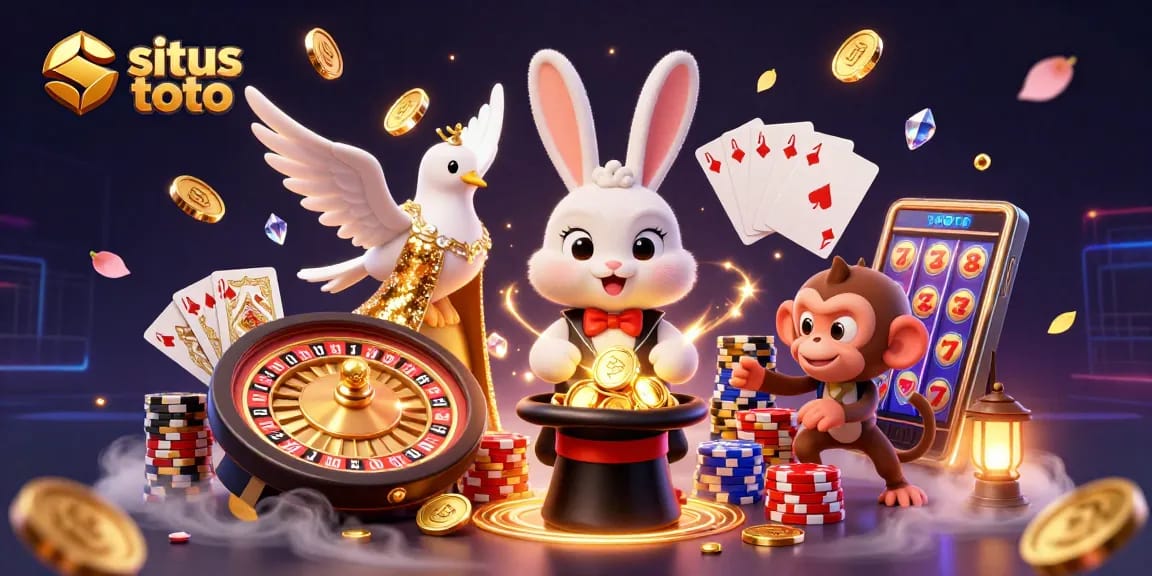 Slot dan taruhan di situs toto bersama karakter menarik, menggoda kemenangan besar.