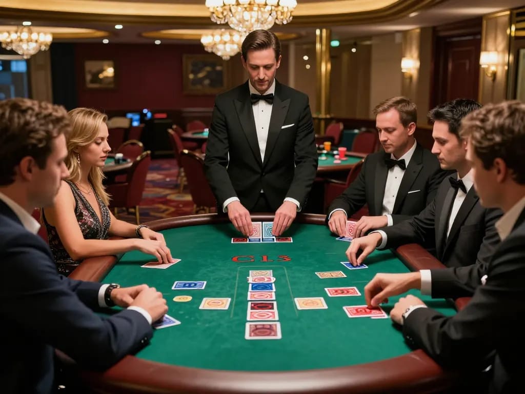 Join the excitement at xx88's blackjack table where players strategize their winning moves.