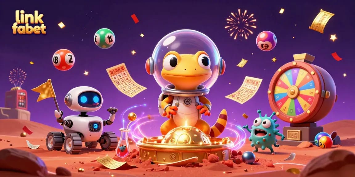Join the excitement at the link fabet as the Martian gecko uncovers a hidden golden casino