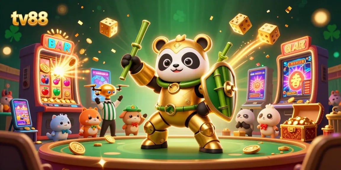 Experience thrilling gameplay with tv88 featuring vibrant characters and casino elements.