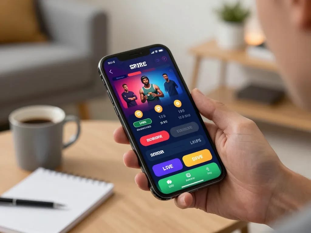 Engaging moment using the App Lu88 for strategic sports betting on a smartphone, showcasing live odds.