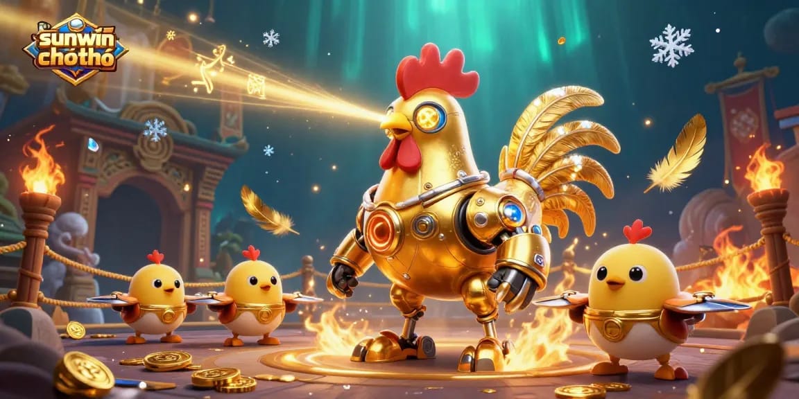 Experience sunwin chính chủ with an exciting illustration of vibrant casino elements in 3D