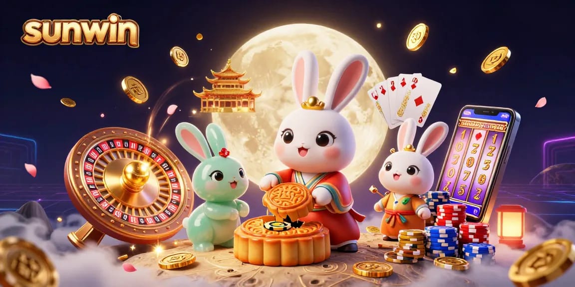Experience the excitement of sunwin with engaging games and lavish graphics in a dynamic casino scene.