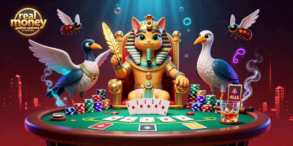Engage with real money online casinos in Australia while playing thrilling poker games and enjoying a vibrant atmosphere.