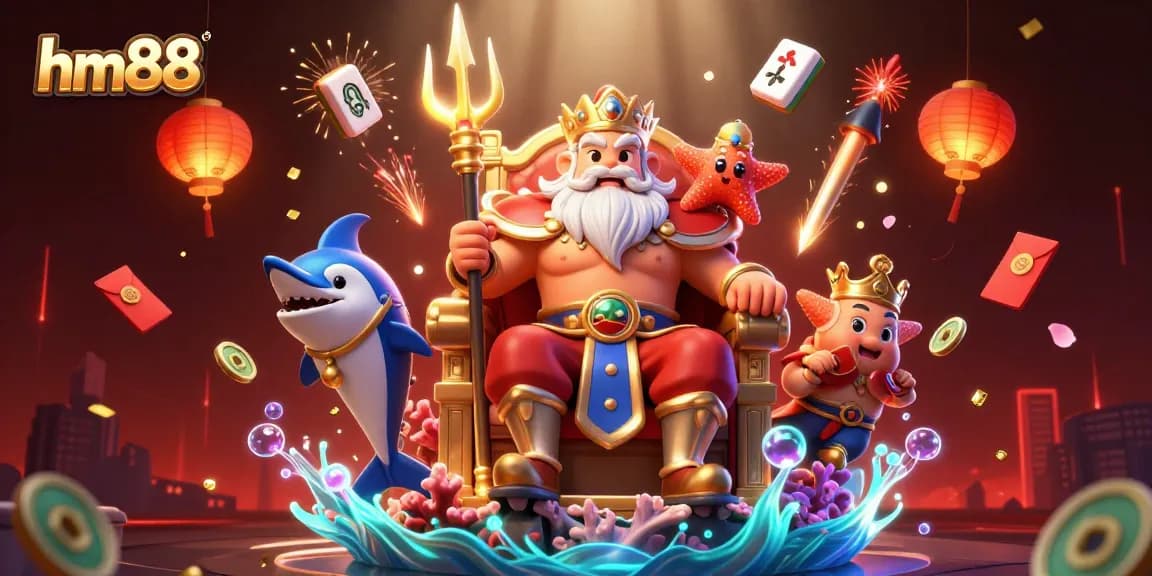 Experience winning moments at hm88 with colorful casino illustrations highlighting vibrant games.