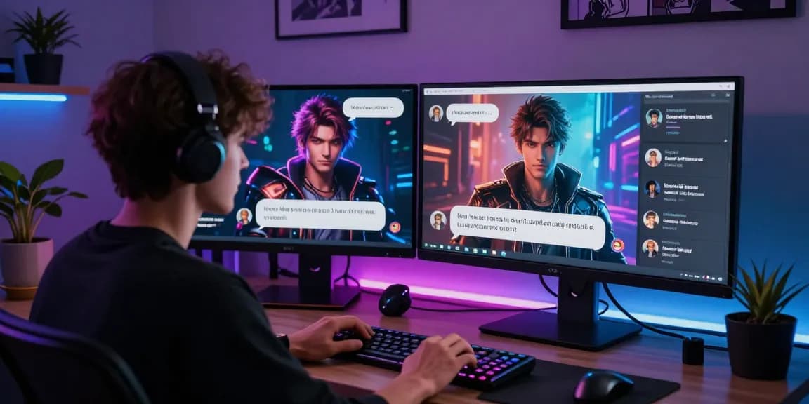 Engaging chat interface featuring crushon ia interaction with customizable NSFW character AI avatars in a vibrant digital workspace.