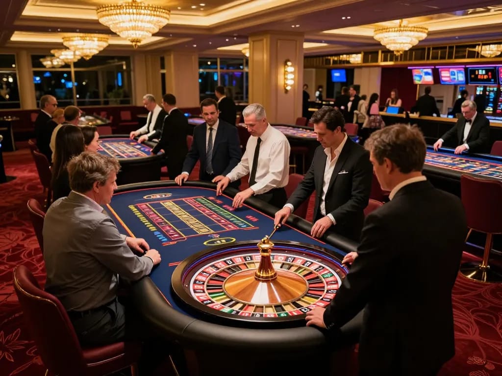 Experience non-stop excitement at mm88star roulette table with vibrant players engaged in thrilling bets.