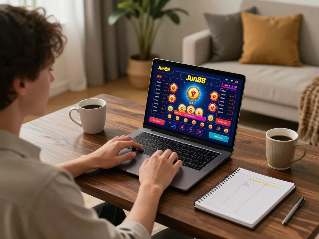 Experience thrilling online gaming at Jun88 with engaging casino games from home.