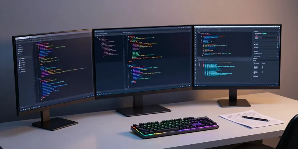 Finding YouTube influencers with advanced software tools in a modern development environment.