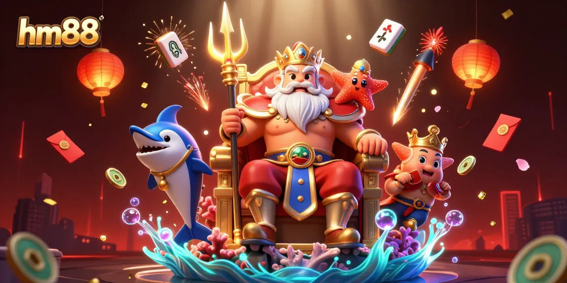 Experience winning moments at hm88 with colorful casino illustrations highlighting vibrant games.