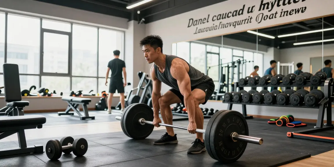 Dynamischer Athlet hebt Gewichte im Anabolika Shop Deutschland und zeigt Trainingsengagement sowie Krafttraining.