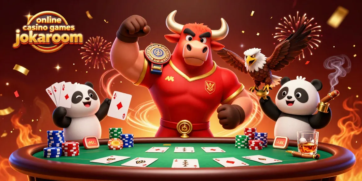 Experience the thrill of online casino games jokaroom with a dynamic celebration scene capturing victory and excitement.